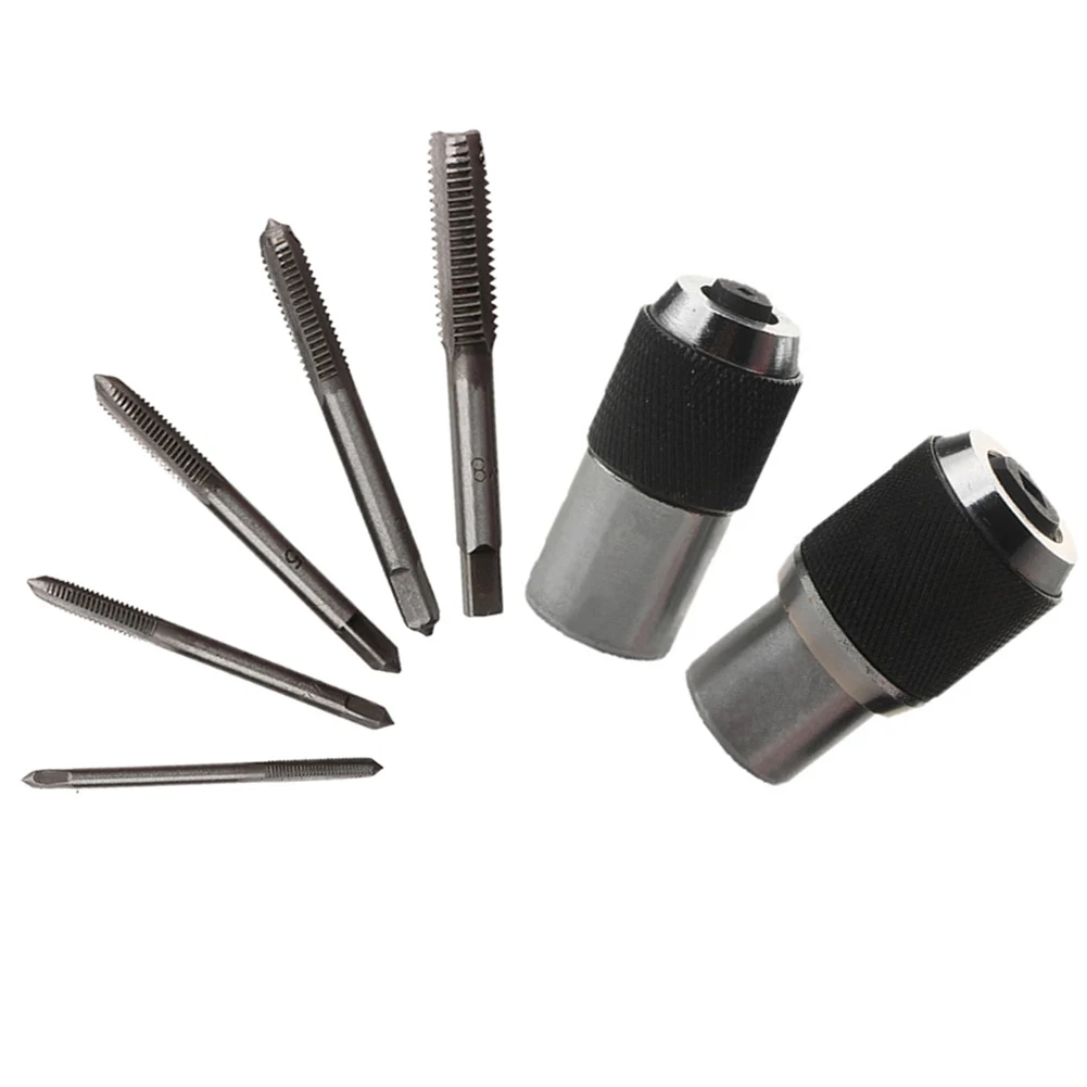 7pcs/set Tap Socket Extraction Tool Adjustable Jaw For Taps Reamers Screw Extractors Hand Tools Parts