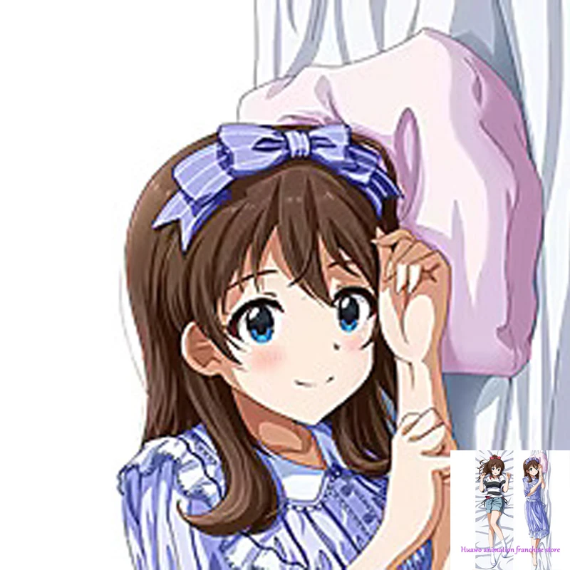 

Anime Dakimakura Pillow Minako Satake 2-Side Print Pillowcase Hugging Body Cushion Cover Otaku Waifuristmas Decoration 2023