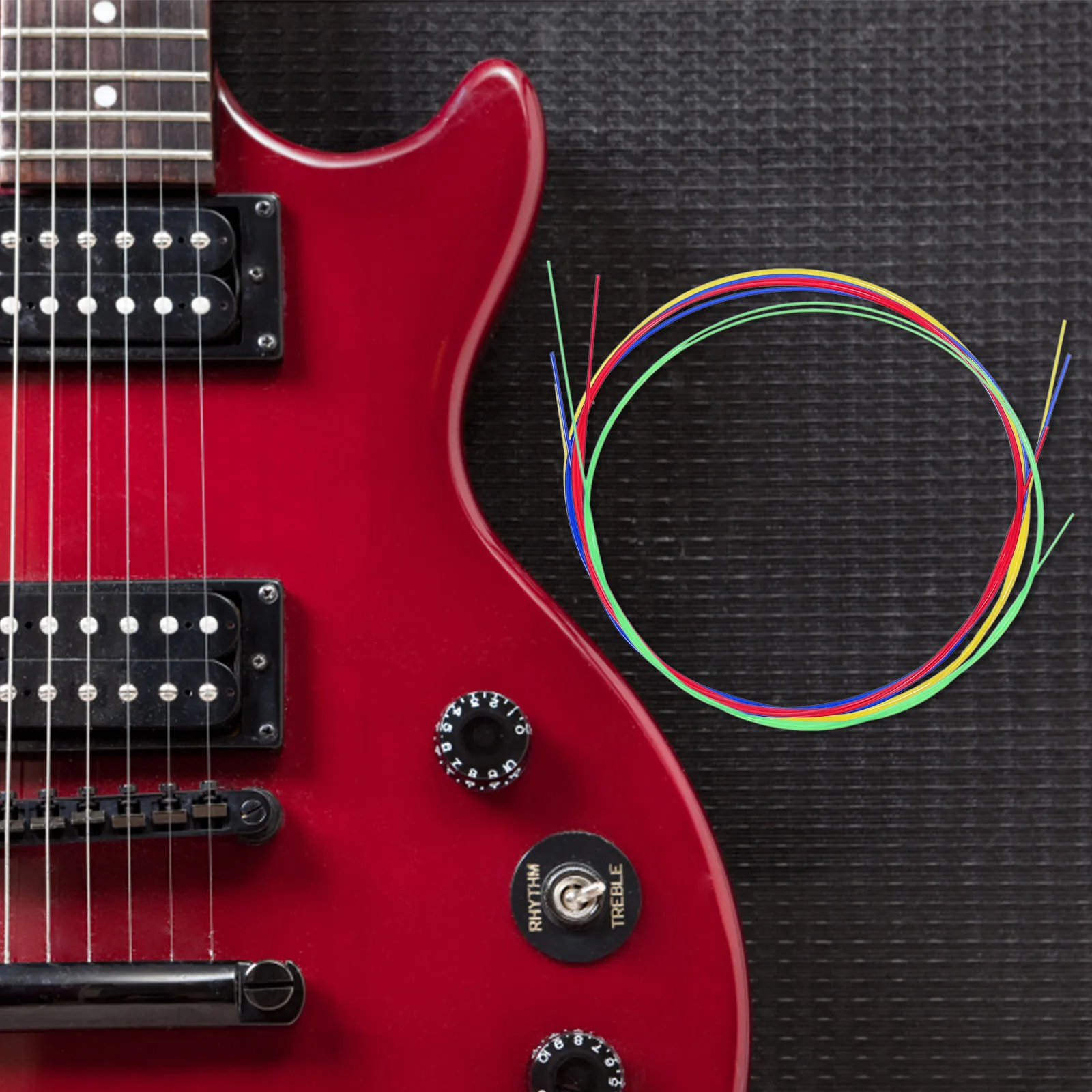 

4Pcs U104 Ukulele Strings Colorful Nylon Durable Smooth Surface Ideal Beginners Experienced Players Ukulele Strings