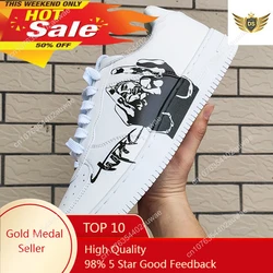 Tupac Rapper 2Pac Shoes Men Women Design personality Casual Shoes Male Platform Sneakers boys Casual Kateboarding 3D Graffiti