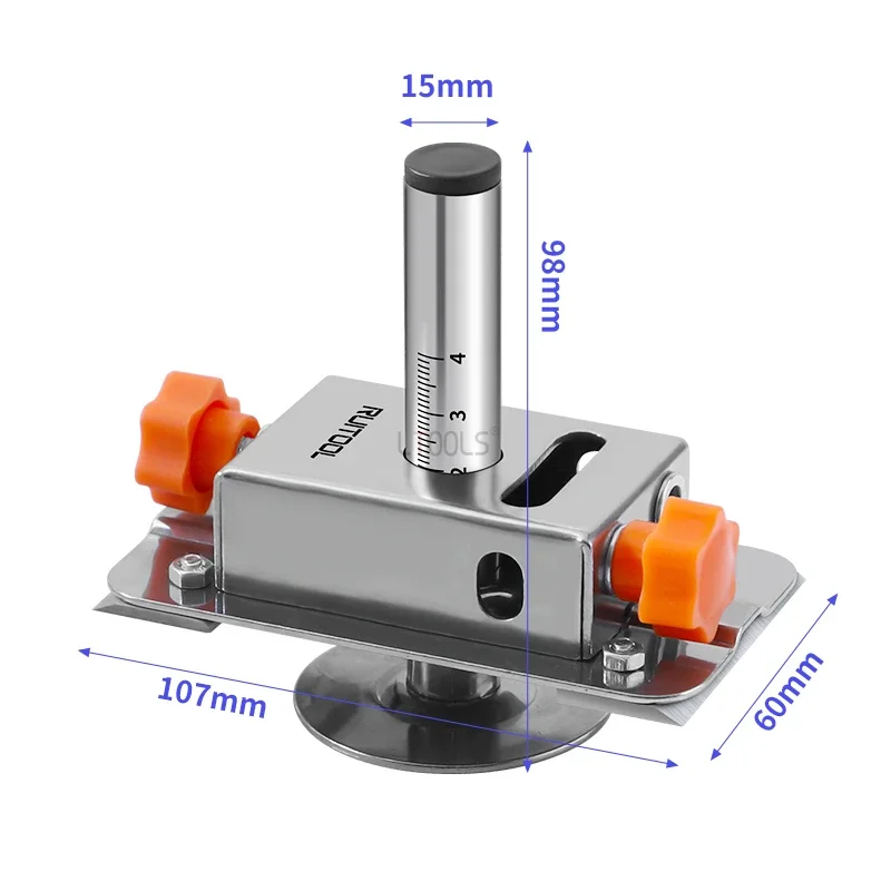 Carpentry Stainless Steel Scriber Gypsum Board Cutting Marking Device Woodworking Parallel Line Drawing Locating Assistant Tool