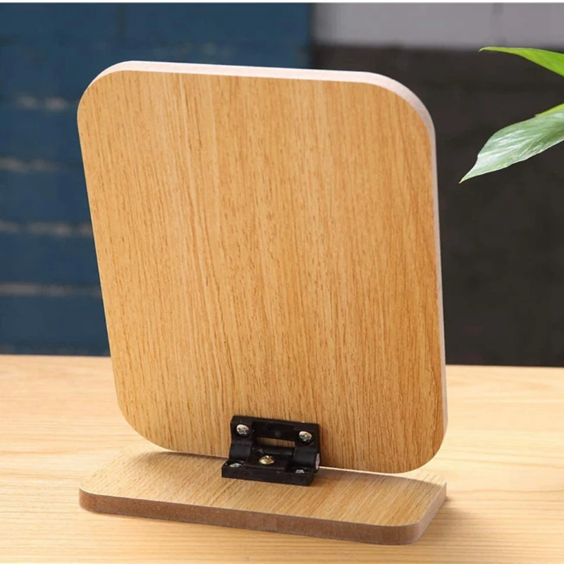 

【VALUE MONEY】Зеркало-тоут с деревянной поверхностью в деревенском стиле, настольная подставка, дорожное зеркало, складной туалетный столик, регулируемый для спальни