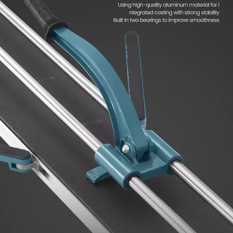 Ручной плиткорез из алюминиевого сплава 300-1200 Модель Маленький легкий толкающий нож для резки плитки