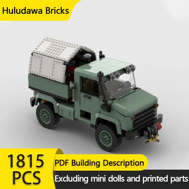 

City Car Model MOC Building Bricks Guardian 90 Off Road Vehicle Modular Technology Gifts Holiday Assemble Children Toys Suit