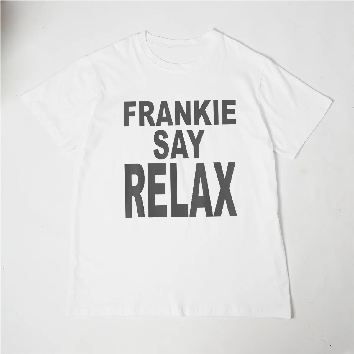 

Frankie Say Relaxed Fun T-shirt 90 T-shirt Design 2024 Summer Men's cotton T-shirt Camisas Hombre design Designer