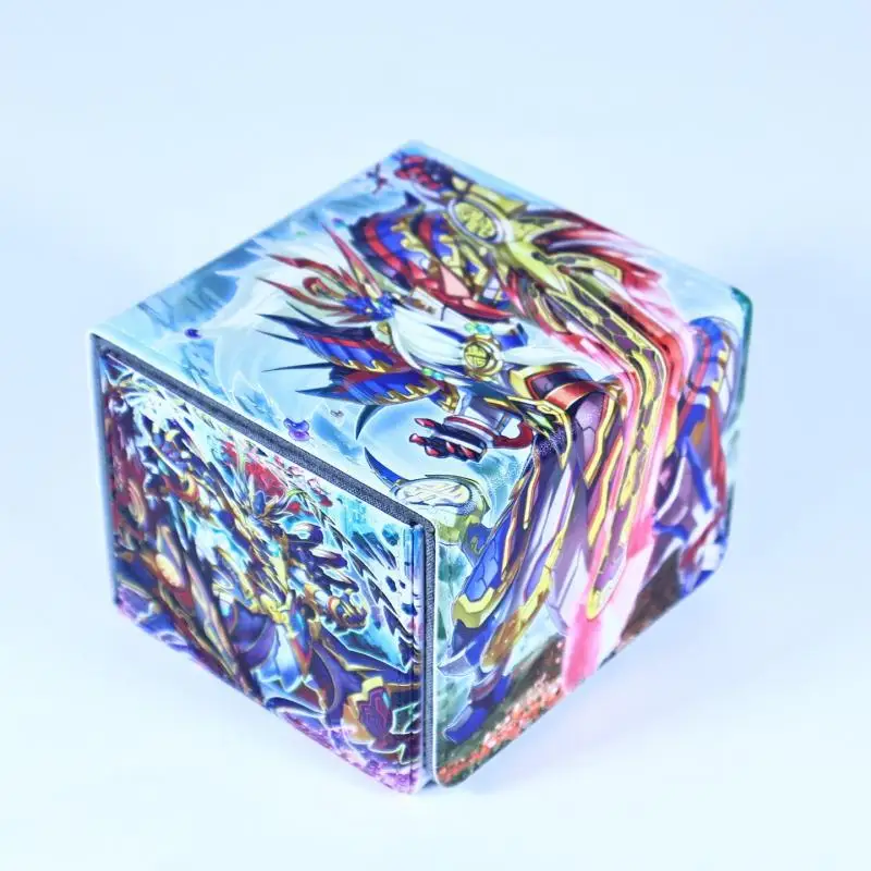 Yu-Gi-Oh! The Abyss Dragon Swordsoul DIY Large Capacity Leather Card Box Thickened Anime Game Collection Card Storage Box