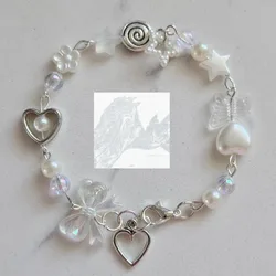 Wave to earth beaded bracelet charm aesthetic handmade