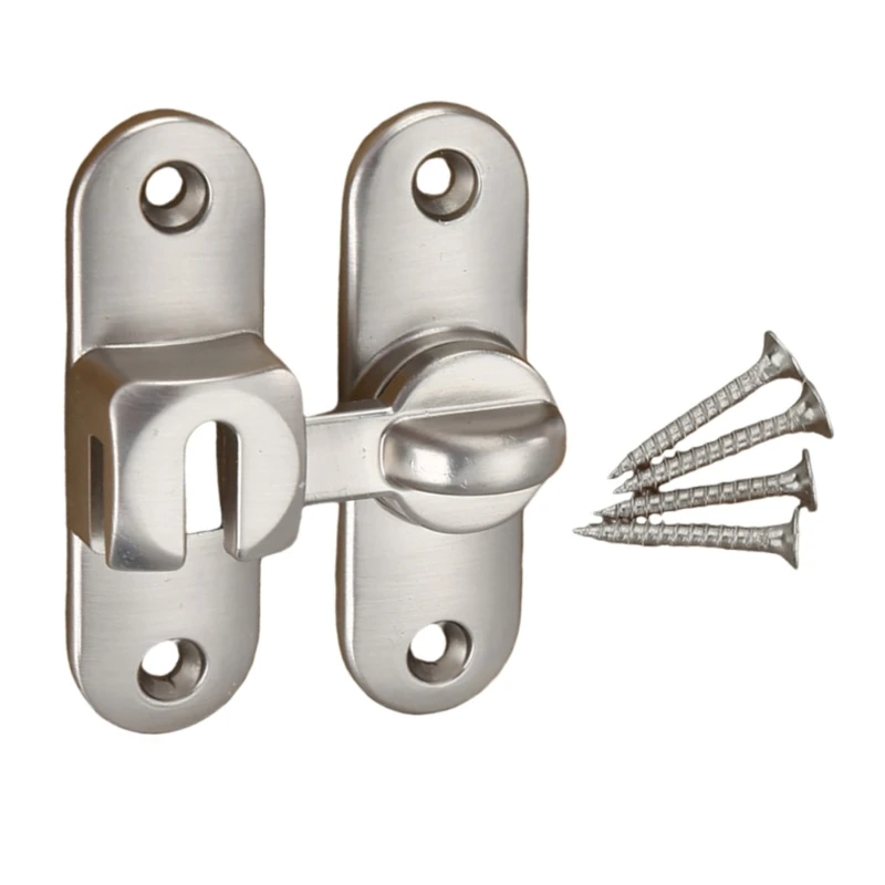 Convenient and Sturdy Zines Alloy Door Latches No Hole Need Suitable for Multiple Door Types Home Accessory Dropshipping