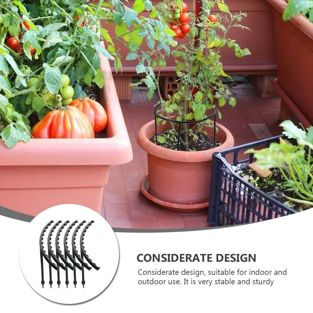 

6pcs Plant Climbing Rack Premium Durable Gardening Stand For Indoor Outdoor Flower Supporting Holder Diy Planting Bracket