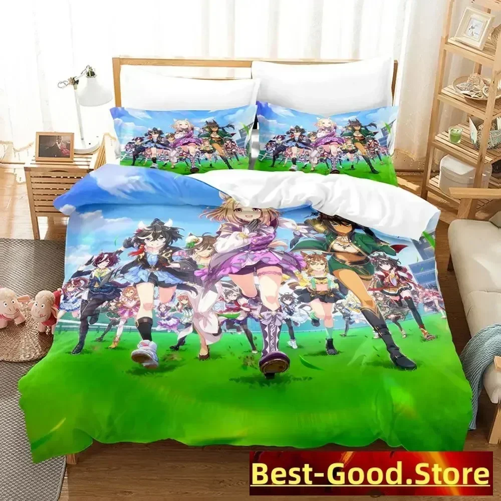 

2023 Pretty Derby Bedding Set Duvet Cover Sheet Printed Bed Set Pillowcase Bed Full Queen King Size Comforter Bedroom