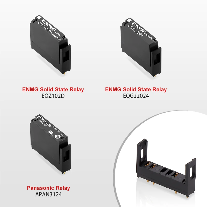 ENMG PA1A APAN3124 TA-1a 5A PCB Mount Pluggable Relay Socket for Micro Power Relays 250V DIN Rail Terminal (PC Pin, TA-1a Compat