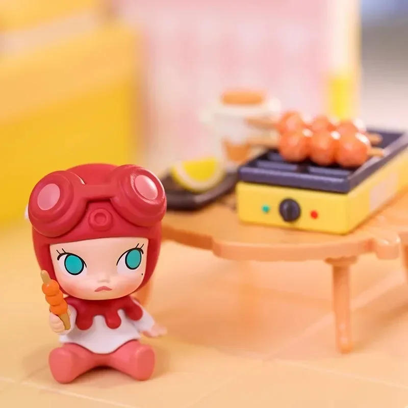 

POP MART Molly Cooking Series Blind Box Guess Bag Mystery Box Toys Doll Cute Anime Figure Desktop Ornaments Gift Collection