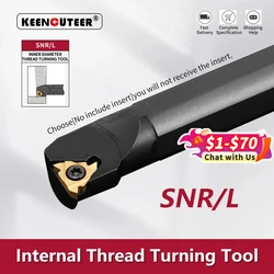 SNR0008K11 SNR/L0010K11 SNR/L0016Q16 SNR0020R22 SNR0025S22 Internal Thread Turning Tool SER SEL Lathe Cutter bar CNC tool Holder