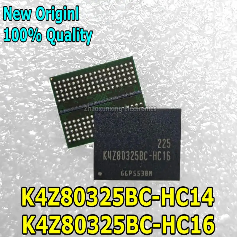 5PCS   New    K4Z80325BC-HC16    K4Z80325BC-HC14   K4Z80325BC  DDR6    BGA   Chipset