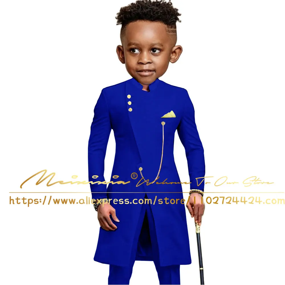 Indian Red Boys Suit Jacket Pants 2 Piece Set Business High Quality Blazer for Kids Wedding Slim Fit Tuxedo 2-16 Years Cloth