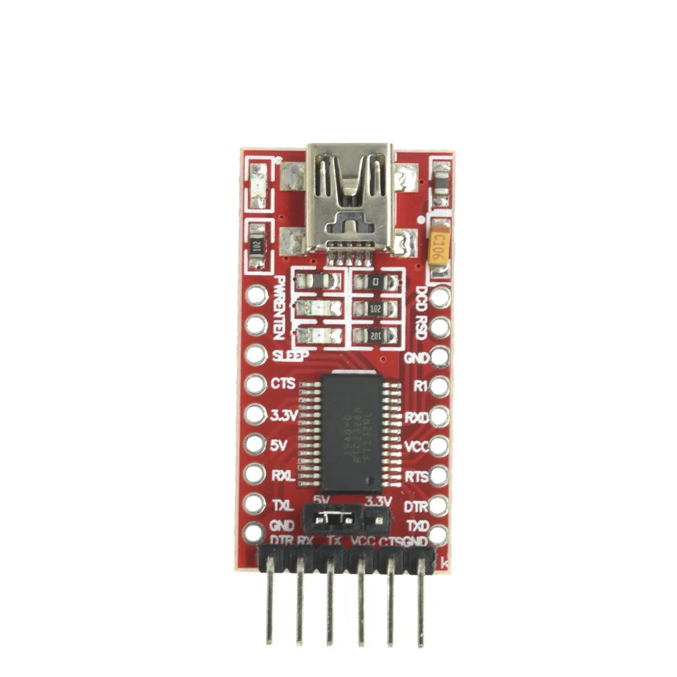 Ft232rl ftdi usb 3,3 v 5,5 v zu ttl serielles Adapter modul für arduino ft232 pro mini usb zu ttl – Detail 2