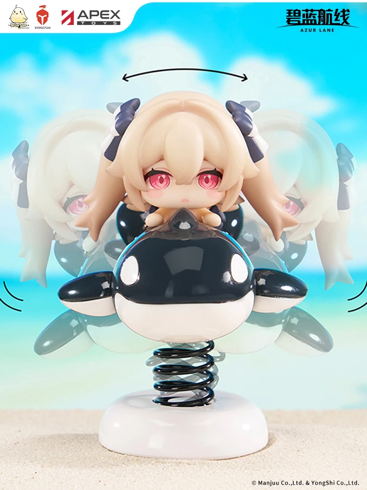 Azur Lane HappyShake Series Anchorage Q-version Bobblehead Display Style Collectible Figure Cute DIY Accessories