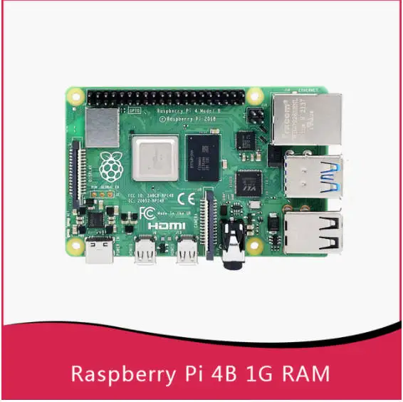 Raspberry Pi 4 Model B (4B), available with 1GB / 2GB / 4GB / 8GB