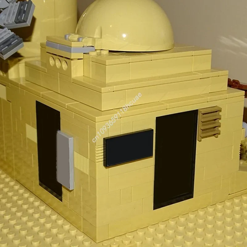 636ピース MOC タトゥイーン ダブルビルディング スラム スターバトル モデルブロック おもちゃ 建築 クリスマスギフト 組み立て DIY 教育 キッズ