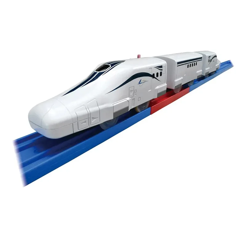 TAKARA TOMY S series Pulelu Road electric rail train Shinkansen model car toy for boys, a holiday gift toy for children.