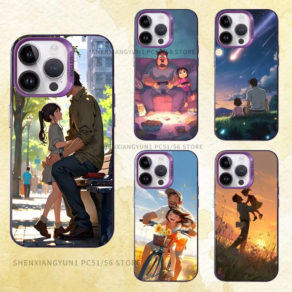 

Father and Daughter Phone Case For IPhone 17 16e 16 15 14 13 12 Pro Max X XS MAX Back Cover