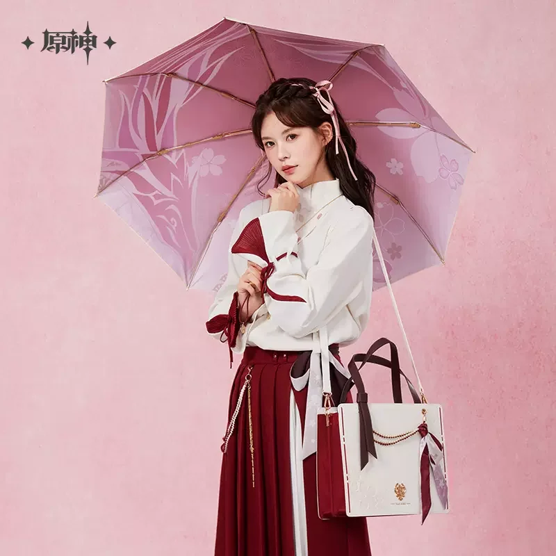 Sunsyea Genshin Impact Official Merch miHoYo Original Authentic Yae Miko Theme Series Folding Umbrella