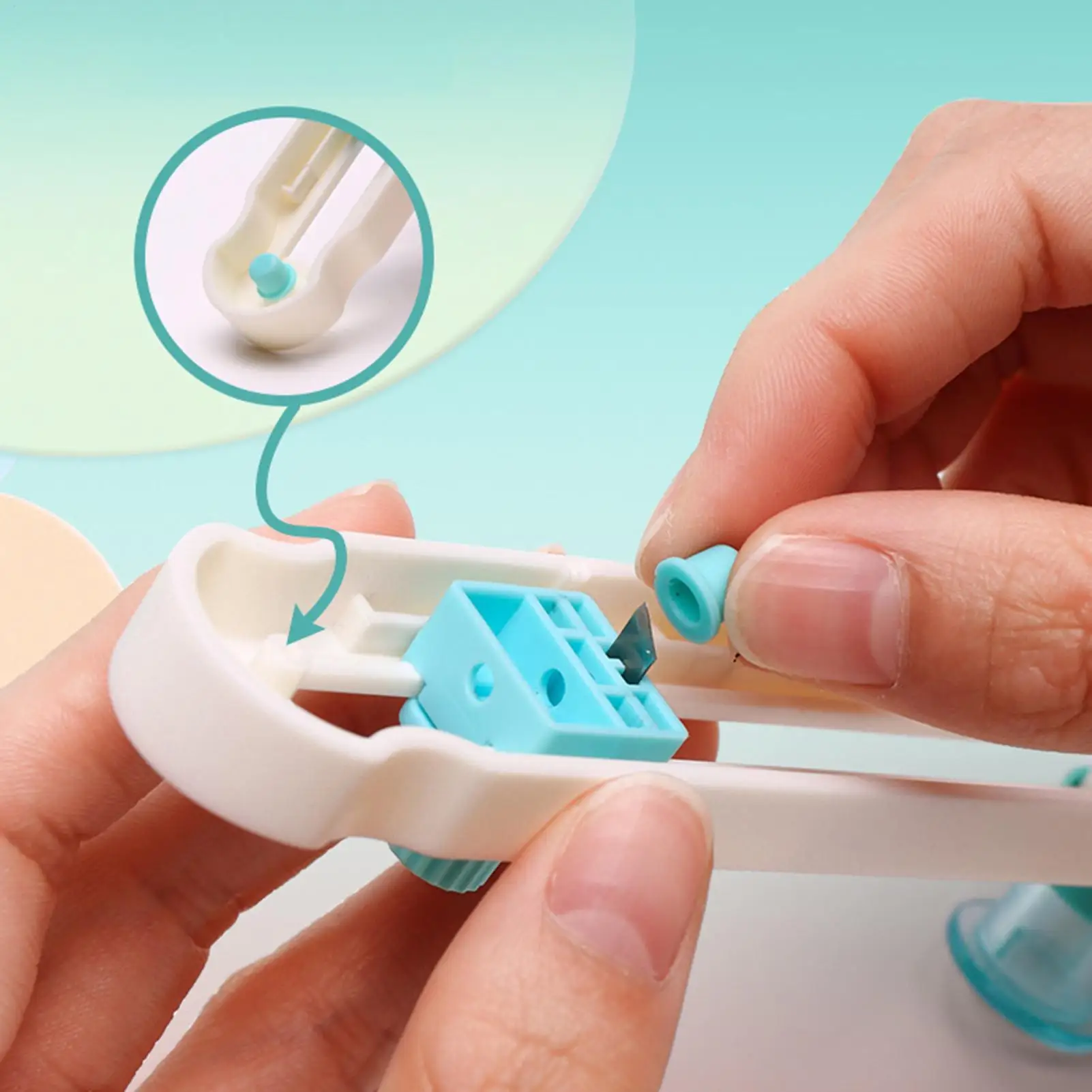 2-20cm Circle Cutter Compass Circle Cutter Scrapbooking Paper Tool With Clear Scale DIY Handmade Crafts Home Study Offices Tool