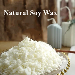 Natural Soybean Wax Diy Raw Material White Beeswax Pure Coconut Wax Handmade Paraffin Jelly Wax Aromatherapy Candle Raw Material