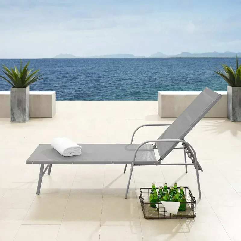 New Design New Style mail order packing KD structurte Outdoor Chaise Lounge Chair Lounge Bed