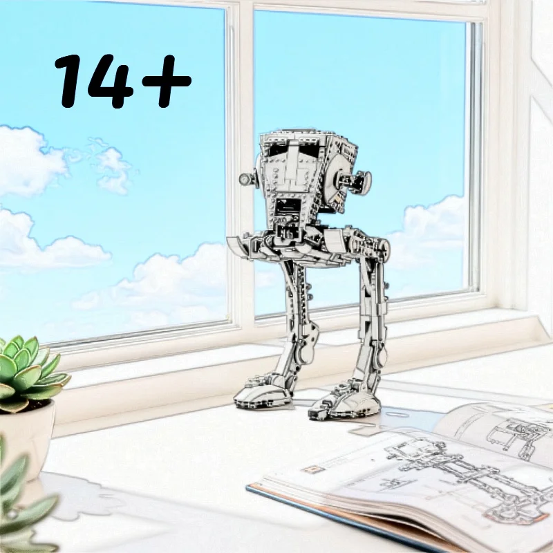 

Kids' Brick Building Kit 2026 New Creative Building Blocks Arrival Walker Model Sets Handmade Toys Ideal Birthday Gifts