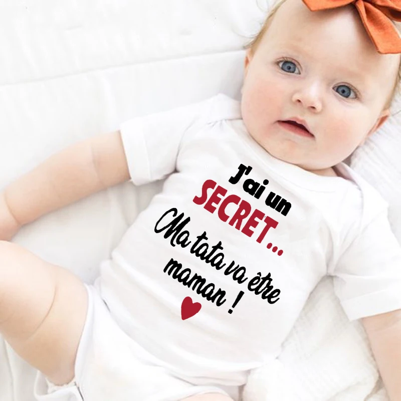 I Have A SECRET My Godmother Is Going To Be Mom Baby Bodysuits Unisex Clothes Infant Jumpsuit Ideal for Announcing A Pregnancy