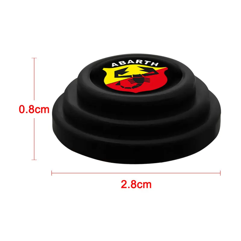 4Pcs Car Door Shock Trunk protection pad Auto accessories For Abarth Fiat Ducato 500 500L 124 Spider Coupe Panda Doblo Car Goods