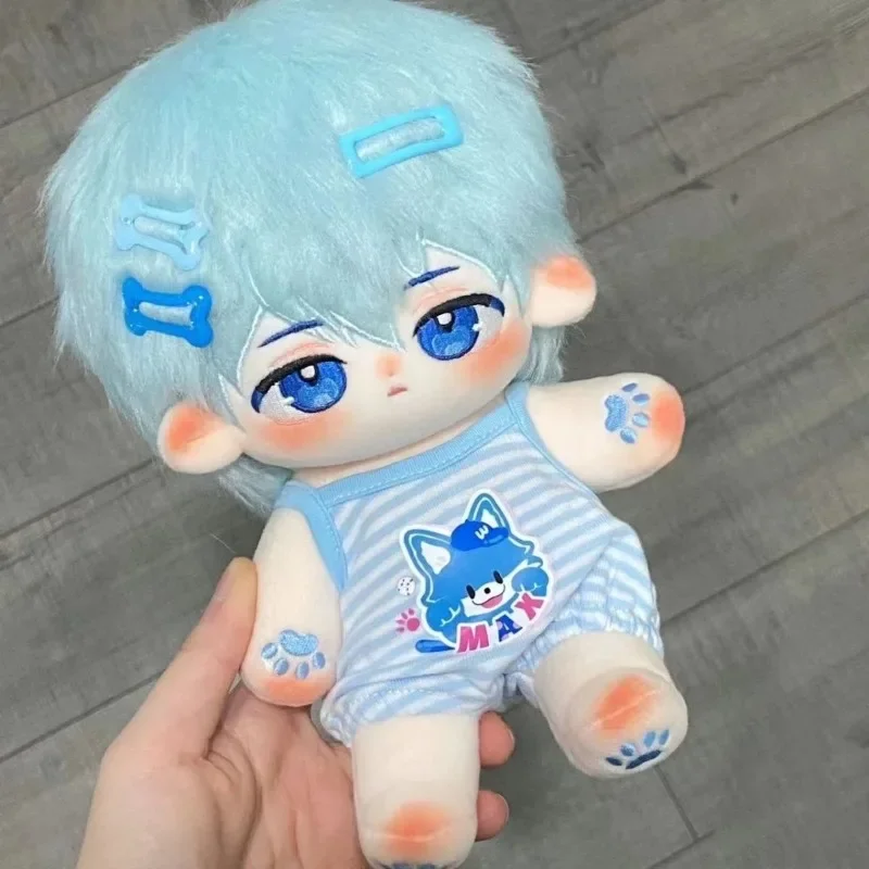 20cm Anime Basketball Kuroko Tetsuya Kawaii Cosplay Soft Plushies Doll Body Clothes Cartoon Change Suit Toy Figures Fans Gifts