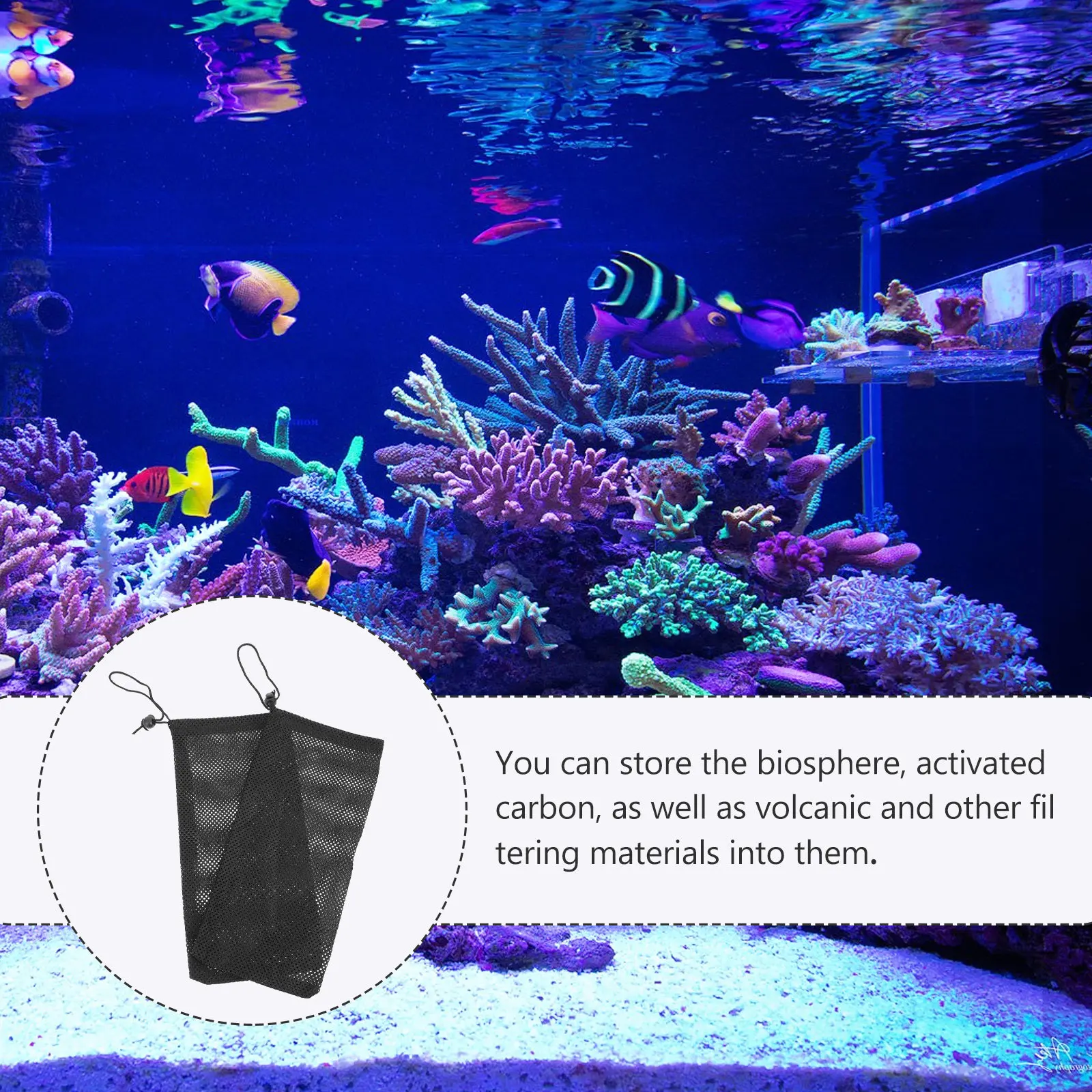 6Pcs Aquarium Filter Mesh Bag - Fish Tank Filter review and price
