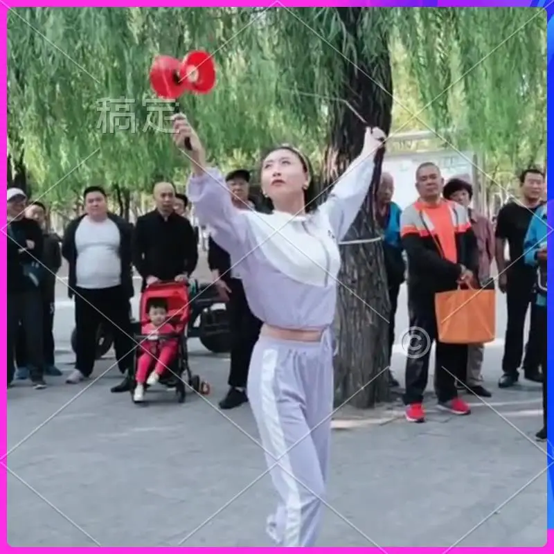 

AUU-Double-Headed Shaking Rod Diabolo Children's Students And The Elderly Outdoor Fitness Sensory Training Equipment
