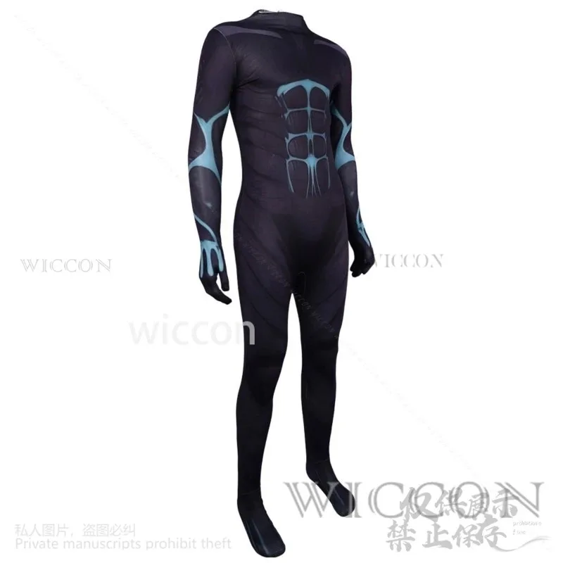 Anime No. 8 Cosplay KAFKA HIBINO Costume Monster Jumpsuit 3D Printed Mask Props Halloween Christmas Party Performance Customi