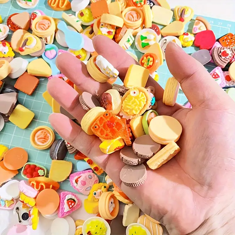 ألعاب طعام صغيرة، راتنج، دمية مطبخ، تمثال طعام صغير، اكسسوارات هالوين - 2