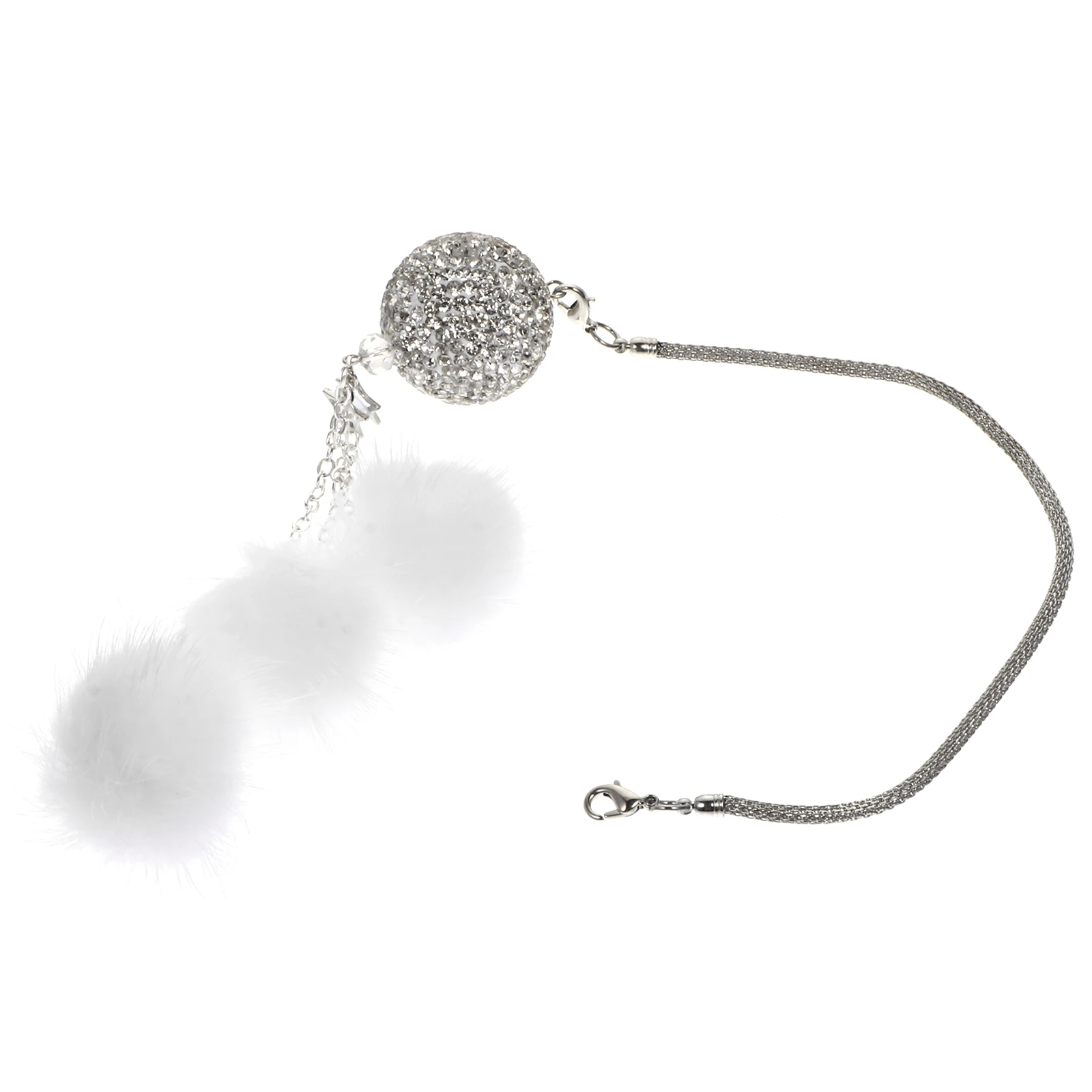 

Artificial Crystal Ball Hanging nament For Auto Car Pendant Hanging Car Decor nament Auto Decor Durable Practical Safe