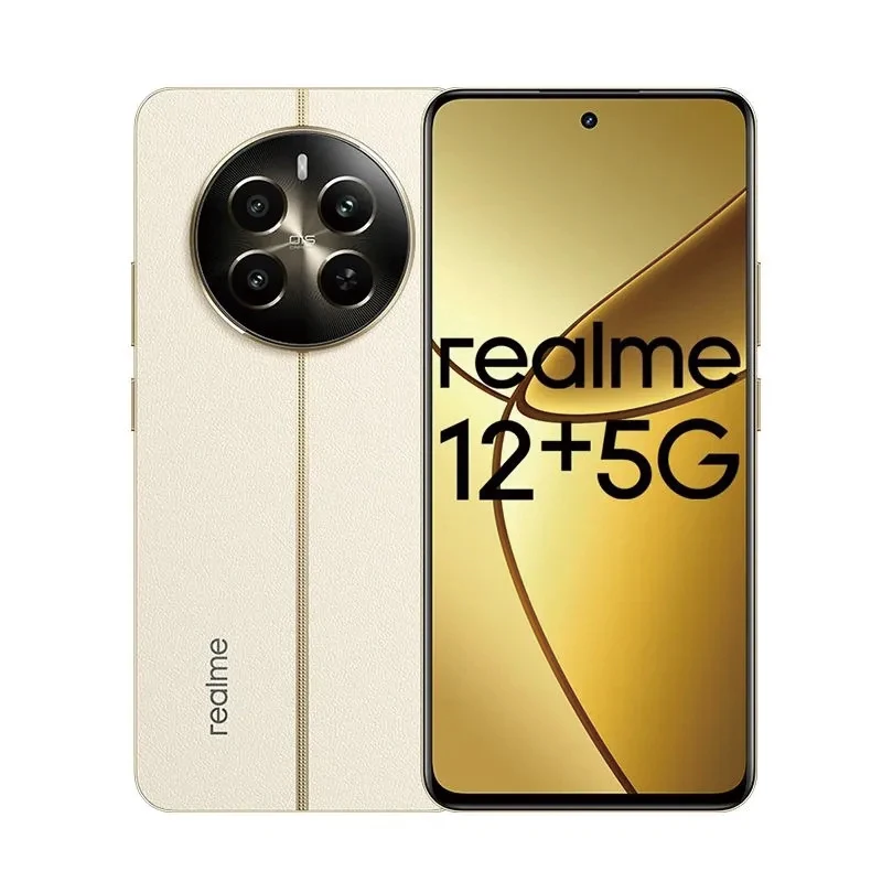 Realme 12 + 5G 8GB RAM + 256GB 안드로이드 스마트폰, 6.67 인치 FHD + 디스플레이, 듀얼 SIM, 50MP 5000 MAh 배터리, EU 충전기