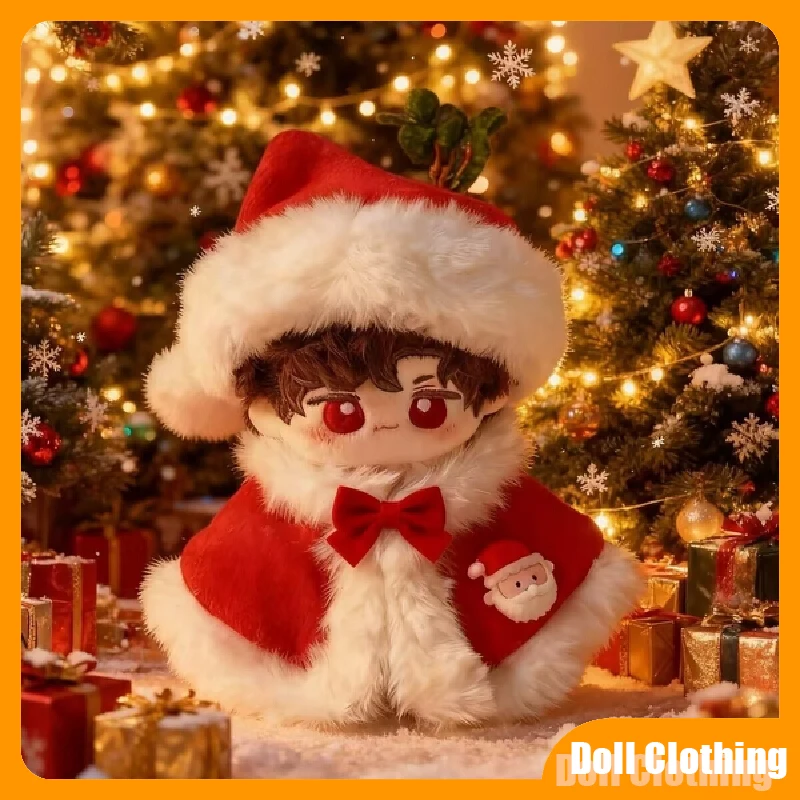 

10-20 см хлопковая кукла, рождественский костюм, шали, накидки с капюшоном, кукла-идол, праздничная одежда, нарядные аксессуары, сделай сам, Рождество