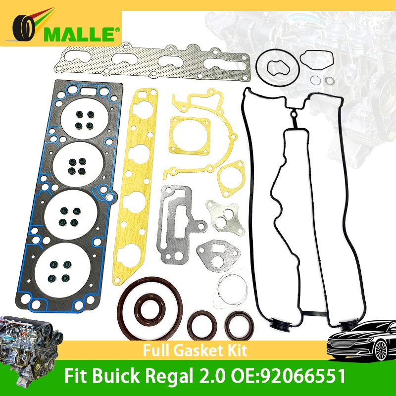 

Engine Car Repair Full Gasket Kit Auto Repair Parts Fit For GM Chevrolet REZZO EPICA VIVANT DAEWOO Buick Regal 2.0 OE:92066551