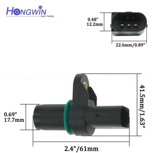 Imagen 2 del producto 12141438082 7506273 salida y enchufe del Sensor de posición del árbol de levas 12147506273 para BMW E39 E46 E87 E85 E90 316i 318i 320i 323i 325i 328i