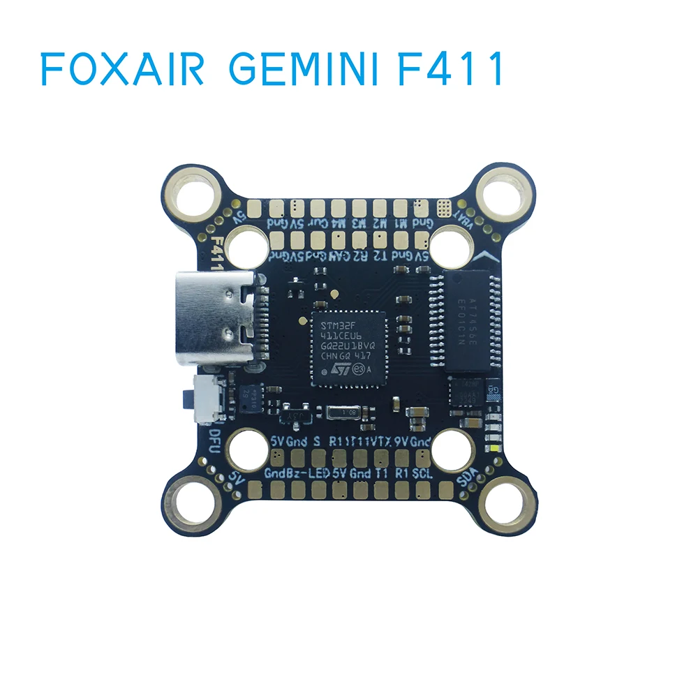 

FOXAIR GEMINI F411 Управление полетом FPV20 30,5 Двойные монтажные отверстия Поддержка прошивки BF/INAV для модели RC FPV Freestyle Drone