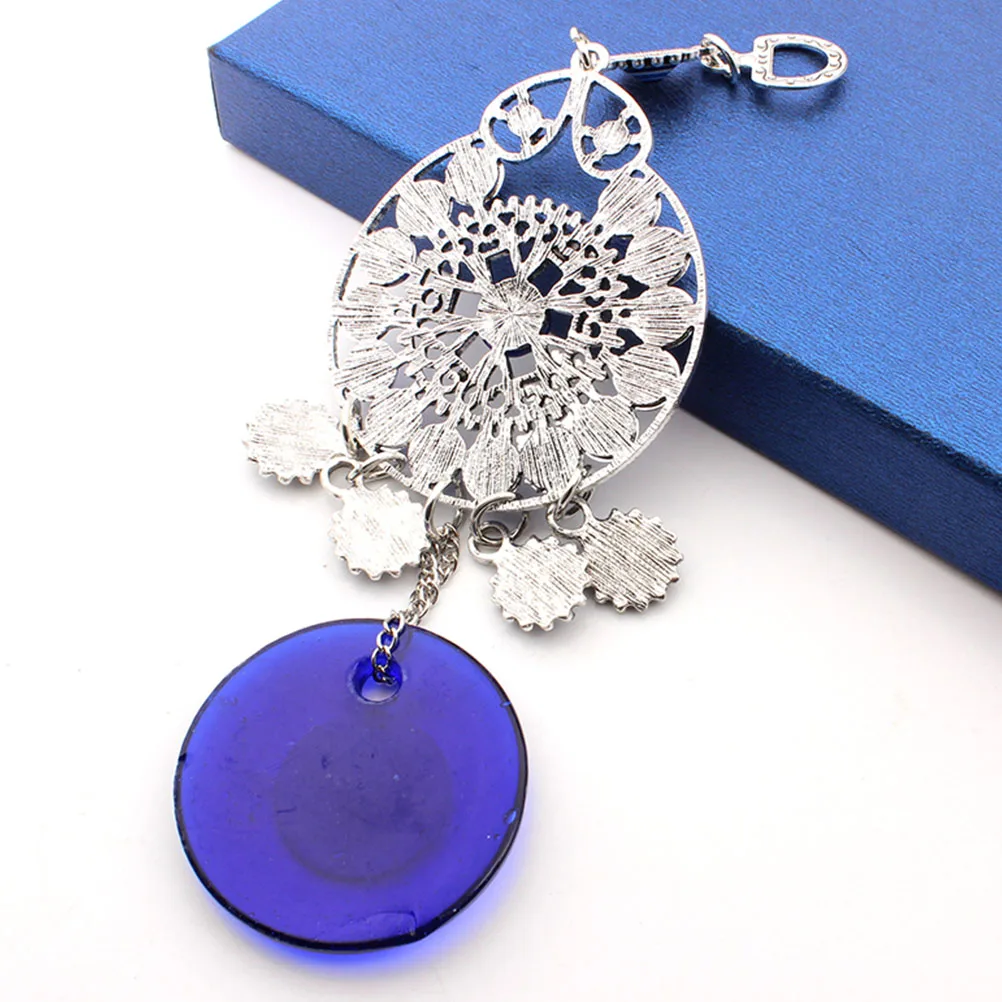 

1Pcs Creative Blue Eye Hanging Decor Delicate Turkish Pendant Alloy Car Home Wall Ornament Luck Hanging Turkish Pendant