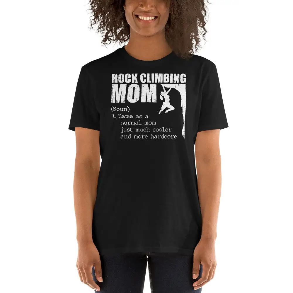 

Rock Climbing Mom T Shirt Climber Mother's Day Climb and Boulder