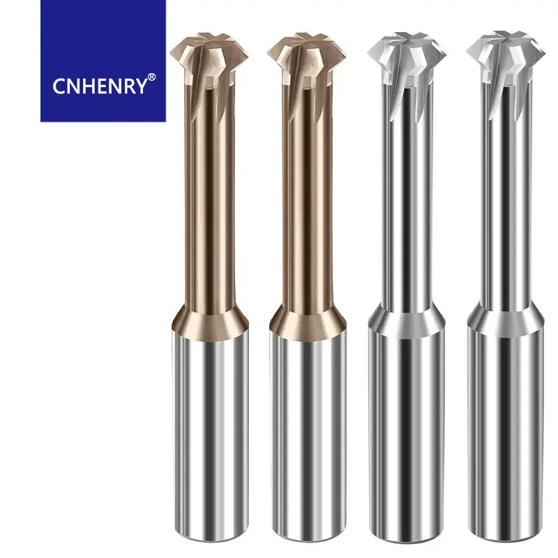 Front Back Deburrer Double Angular 90 Degree Chamfering Cutter End Mill For Metal Hole Internal Burr Removal CNC Tool