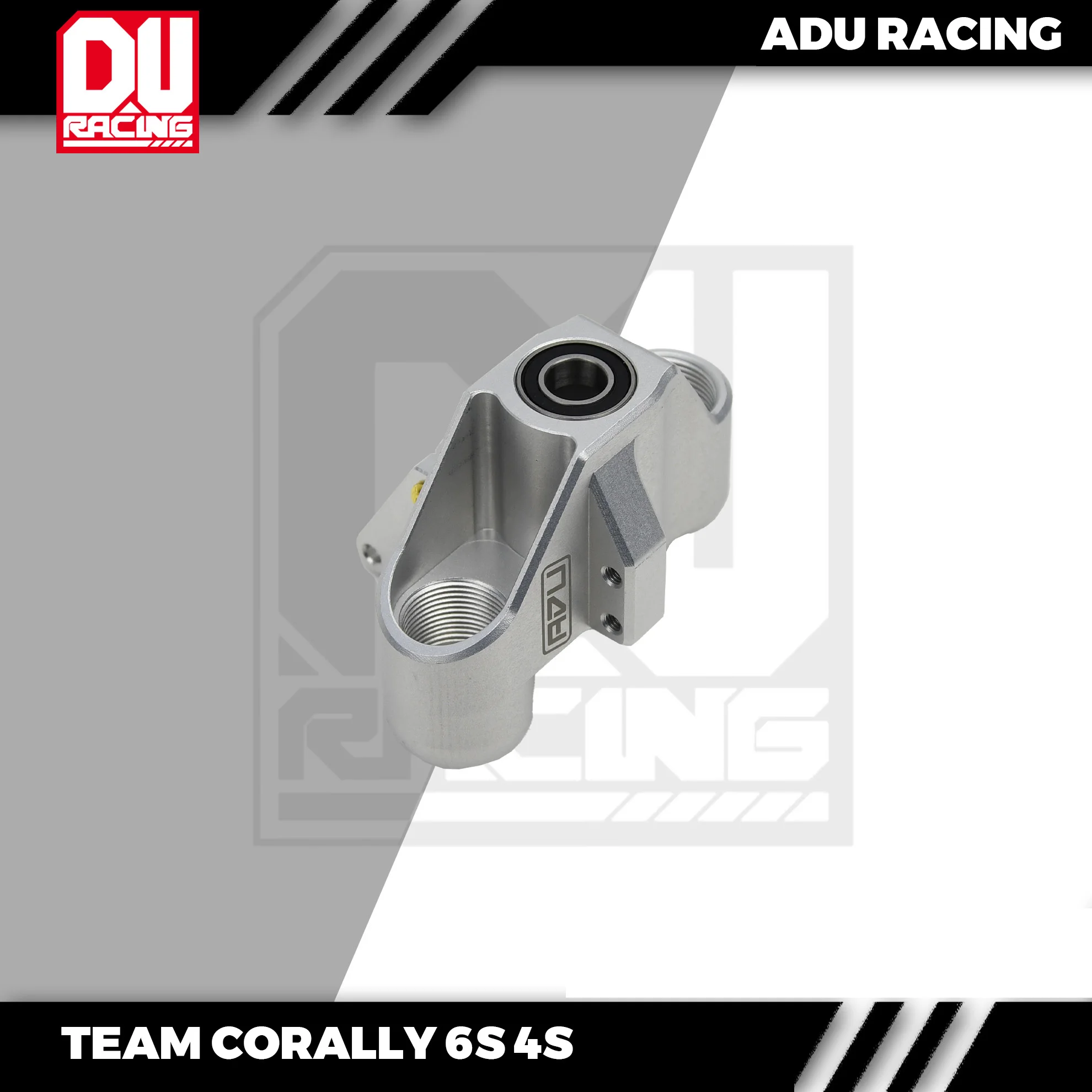 ADU Racing STEERING BLOCK FRONT CNC 7075 T6 ALUMINUM FOR TEAM CORALLY kagama XTR KRONOS JAMBO