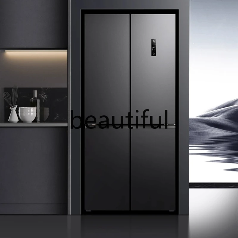 

Cross four-door refrigerator air-cooled and frost-free first-class frequency conversion , household ultra-thin embedding