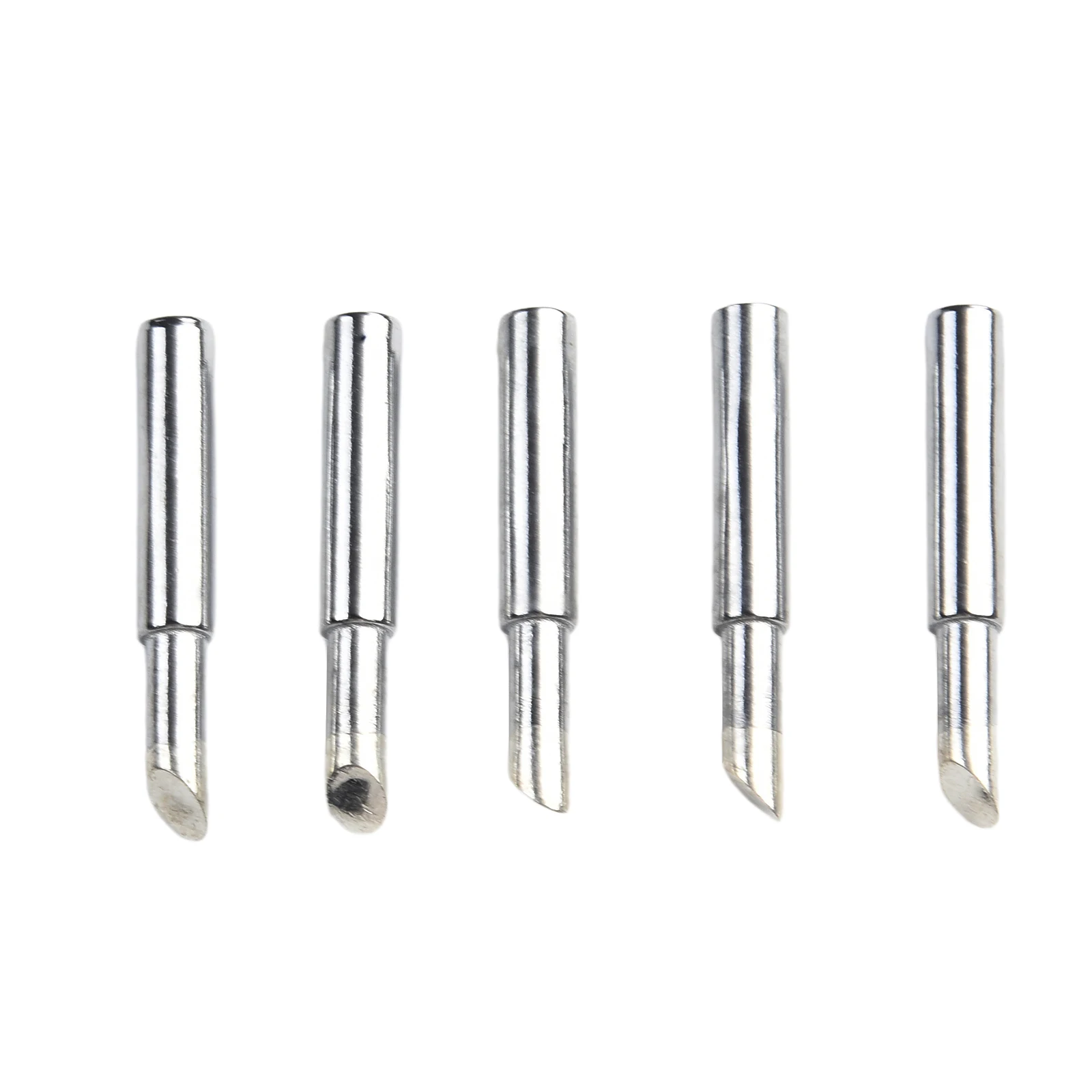 5PCS Soldering Iron Tip 900M-T-5C Copper Silver Soldering Iron Pure Welding Circuit Board/power Supply Parts Welding for