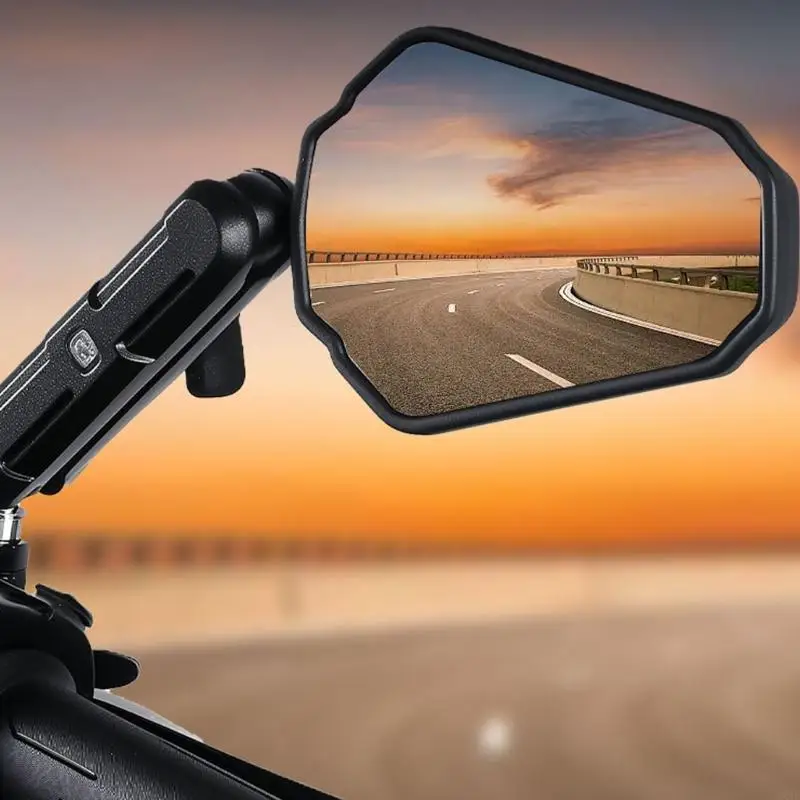 مرآة دراجة ABS جديدة لعام 2025 بتصميم قابل للطي لمناورة المسار الضيق GY300NK